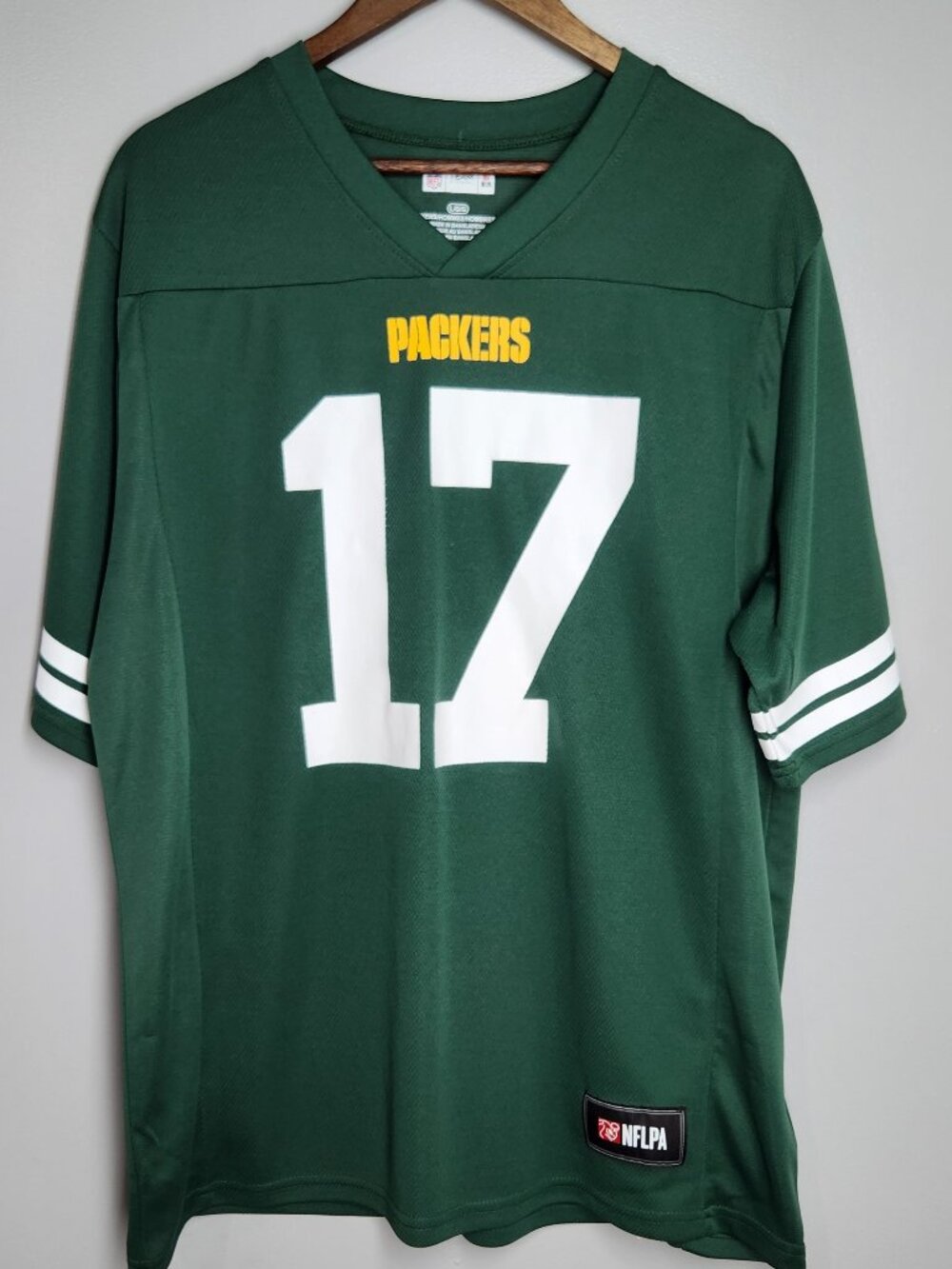 Fanatics NFLPA Green Bay Packers Davante Adams #17 Jersey Men's Large